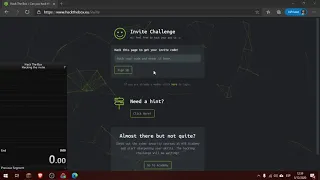 Hack The Box - Hacking The Invite Speedrun - 1:18.73 (WR?)
