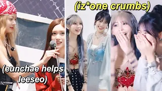 IVE & LE SSERAFIM sweet interactions 2024 (ft. IZ*ONE crumbs)