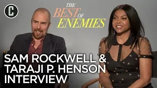 Taraji P. Henson & Sam Rockwell The Best of Enemies Interview