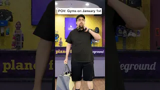 POV: Gyms on January 1st 😂💪🏼 #shorts