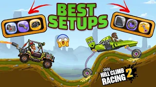 ⚡️🔥BEST ADVENTURE SETUPS IN HILL CLIMB RACING 2