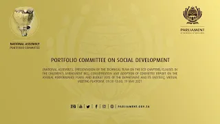 Portfolio Committee on Social Development