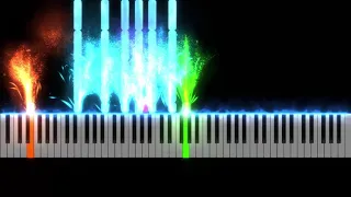 How to play Basta — Sansara piano tutorial with 4K quality visualization