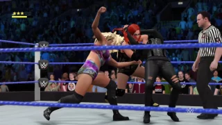 WWE 2K17 - Charlotte & Becky Lynch vs Tamina & Lana | SmackDown Live