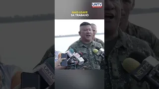 Wescom chief, nag file ng leave of absence pero walang kinalaman sa China claim sa WPS – AFP