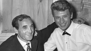 Johnny Hallyday & Charles Aznavour -  Sur ma vie.       ( B.B. le 11/10/2020 ).