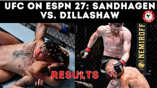 UFC on ESPN 27 (RESULTS): Sandhagen vs. Dillashaw, T.J took split decision victory over Sandhagen