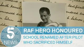 Sanders Draper: Hornchurch school renamed to honour WW2 spitfire pilot’s ultimate sacrifice | 5 News