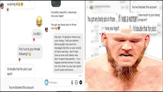 Lars Sullivan sends Inappropriate Messages to Married Woman