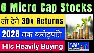 6 High CAGR Small Cap Stocks To Buy Now | Multibagger Small Cap Stocks | Best Micro Cap Stocks