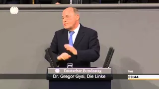 Gysi  DIE LINKE  Ängste ernst und Verantwortung wahrnehmen