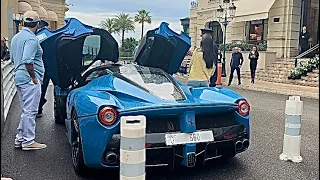 LAFERRARI  Leaving Hotel De Paris * Giving 50€ Tip to a Doorman!!!@emmansvlogfr