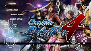 (NEW) Sengoku Basara 4 Playstation 3 - HD Texture Mod | PPSSPP Gameplay