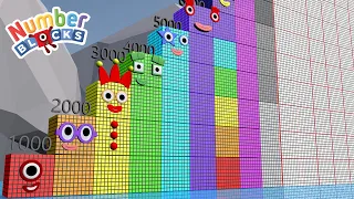 Looking for Numberblocks Step Squad 1000 to 20,000 Standing Tall Numberblocks Number Pattern