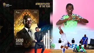 CAF AWARDS 2019: MANE WINS, CAF LEGENDS VS FIFA LEGENDS & ASSISAT WINS WOMEN'S PLAYER OF YEAR