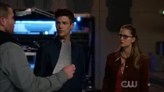 Elseworlds Part 1 Ending the team find out about the Monitor