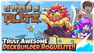 Truly AWESOME Deckbuilder Roguelite!! | Let's Try Cross Blitz