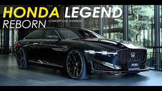 Honda Legend Reborn Concept Car, AI Design