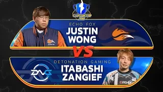 Justin Wong (Menat) vs Itabashi Zangief (Abigail) - Capcom Cup 2018 Top 8 - CPT2018