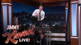 J.J. Watt Jumps Over Jimmy Kimmel & Guillermo