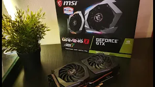 1660 SUPER MSI GAMING X unboxing and comparison