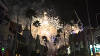 Disney's Hollywood Studios New Year's Eve fireworks 2015