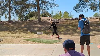 Kristin Tattar Slow Motion Disc Golf Drive