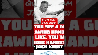 How Jack Kirby learned to draw hands! #shorts #drawing #drawhands