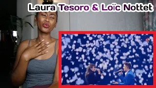 Laura Tesoro & Loïc Nottet - Someone You Loved cover | Reaction