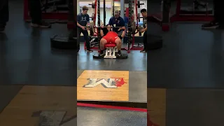 330lbs on bench Highschool powerlifting meet