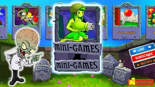 Plants vs Zombies | Mini Games | 5 Chapter Gameplay in 17:12 Minutes  FULL HD 1080p 60hz - 60 FPS