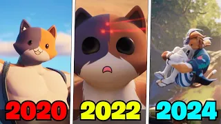 Evolution of Meowscles in Fortnite Storyline