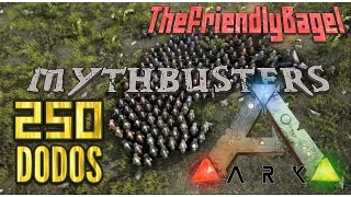 250 Dodos vs T-Rex | Ark: Mythbusters #1 - Death Battle