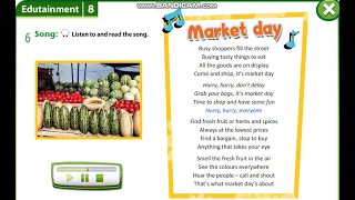 Excel 6 module 8 p98 Market Day Song! Text ver