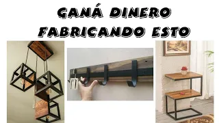 🎯10 ideas para fabricar en casa con hierro y madera