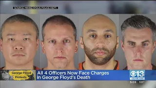 All 4 Officers Now Face Charges In George Floyd's Death