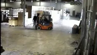 forklift driver funny accident   YouTube