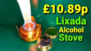Reviewing a Alcohol stove burner from lixada - Hiking / camping alcohol spirit stove