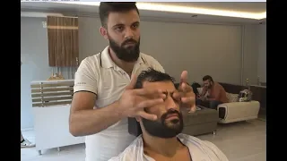 ASMR Turkish Barber Face, Head and Body Massage 141 💆‍♂️💈👍