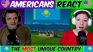 Americans React - Kazakhstan: The Most Unique Country! By @Worldlywonder_official