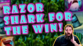 HOT WIN on RAZOR SHARK!