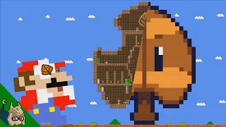 Mario vs the GIANT Super Leaf MAZE (Mario Cartoon Animation)