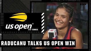 Emma Raducanu discusses winning the 2021 US Open