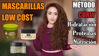 Top 4 MASCARILLAS BARATAS MÉTODO CURLY 💰 MERCADONA, DRUNI, PRIMOR | Pelo ONDULADO | Rutina cabello