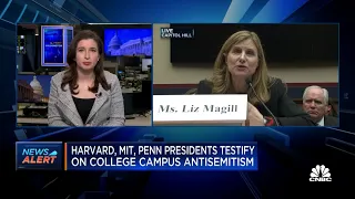 MIT, Harvard and Penn presidents testify before House panel on college campus antisemitism