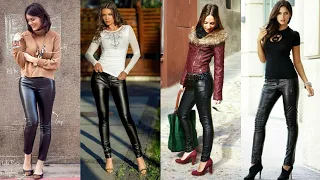 New 2024 Trending ideas of Gorgeous Leather lagging #leatherfashion #fashionable #gorgeous