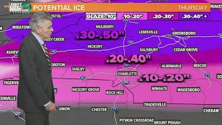 Winter storm brings freezing rain, ice to Charlotte region