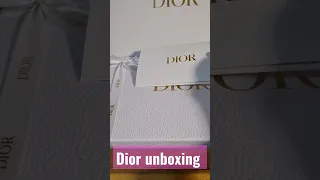 Dior unboxing