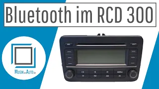 Bluetooth nachrüsten im VW Golf 5 RCD 300 und Audi Skoda Seat