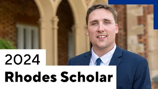 2024 Rhodes Scholar - Caleb McKenna